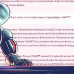 un robot utilisant chatGPT